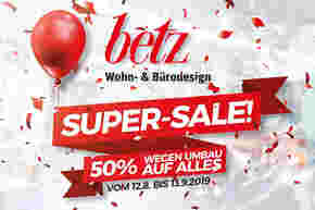 Betz Super Sale Kampagne