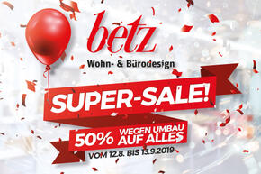 Vorschaubild Betz Super Sale Kampagne