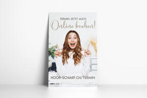 Vorschaubild hoorscharf onlinetermine flyer