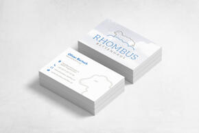 Vorschaubild Rhombus Visitenkarte